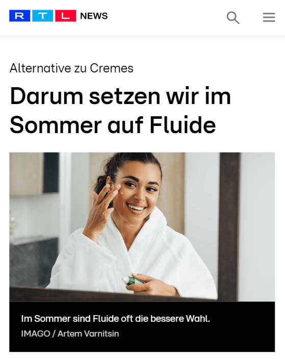 dr steinkraus presse rtl sommer fluide