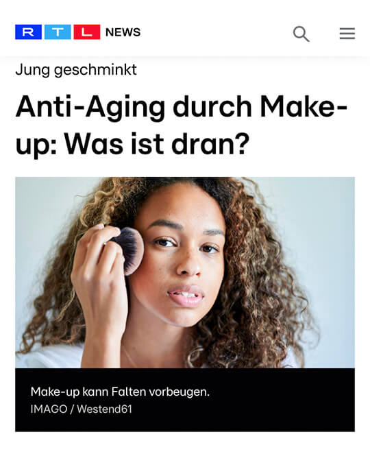 dr steinkraus presse rtl make up gegen falten