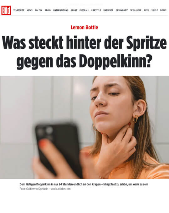 Beauty Trend Lemon Bottle, Dr. Susanne Steinkraus, BILD