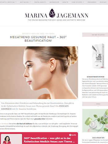 Megatrend gesunde Haut - 360 Grad Beautification